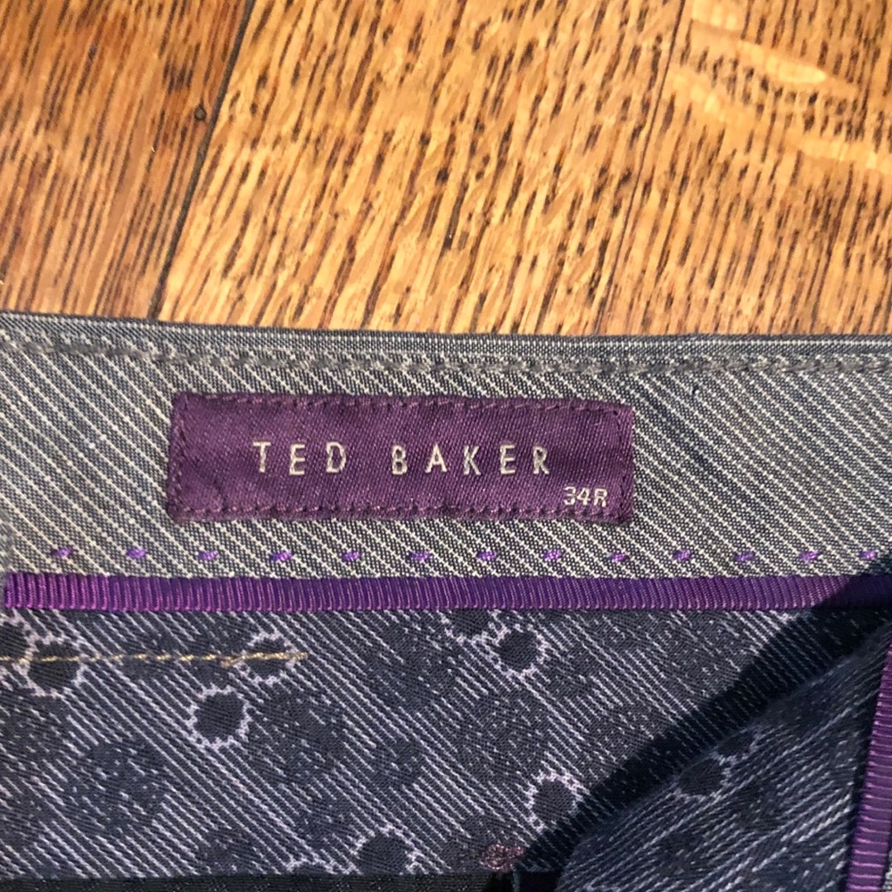 Beautiful TED BAKER Grey Pinstripe pants!